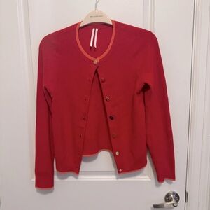 Anthropologie Mismatched Button Sweater